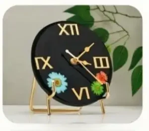 RESIN TABLE CLOCK