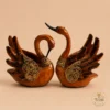 Royal Swan Couple Decorative Showpiece – Set of 2